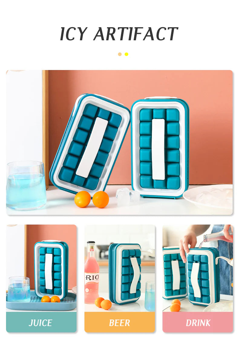 Premium Silicone Ice Cube Tray 36 Grids